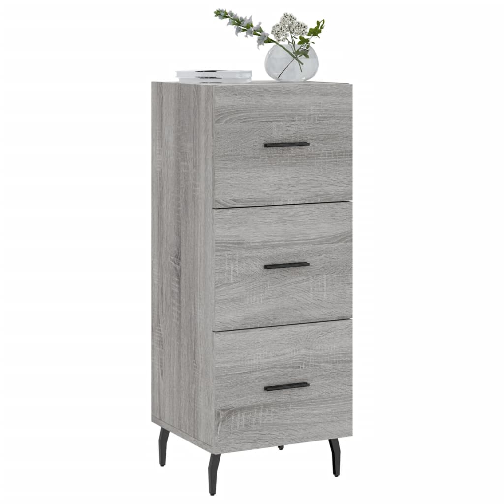 vidaXL Sideboard Grey Sonoma 34,5x34x90 cm Engineered Wood