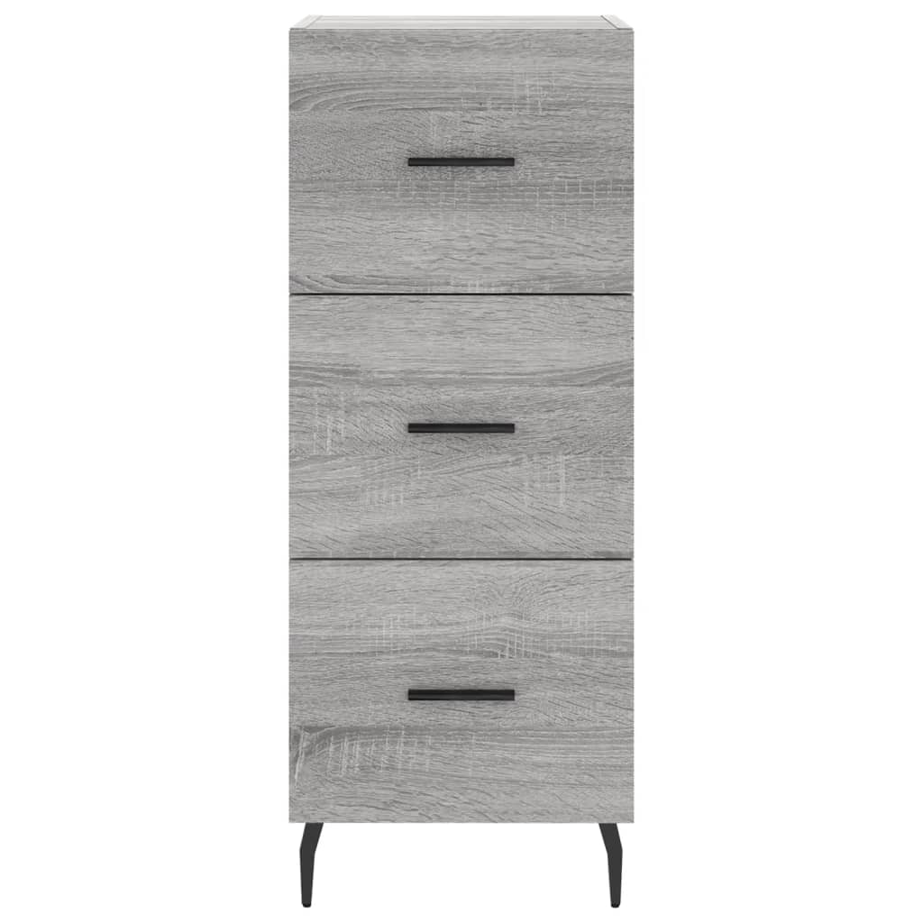 vidaXL Sideboard Grey Sonoma 34.5x34x90 cm Engineered Wood
