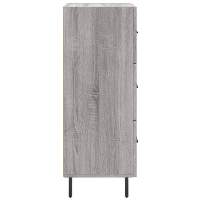 vidaXL Sideboard Grey Sonoma 34.5x34x90 cm Engineered Wood