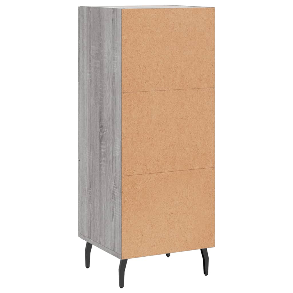 vidaXL Sideboard Grey Sonoma 34.5x34x90 cm Engineered Wood