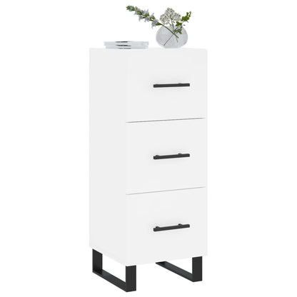 vidaXL Sideboard White 34,5x34x90 cm Engineered Wood