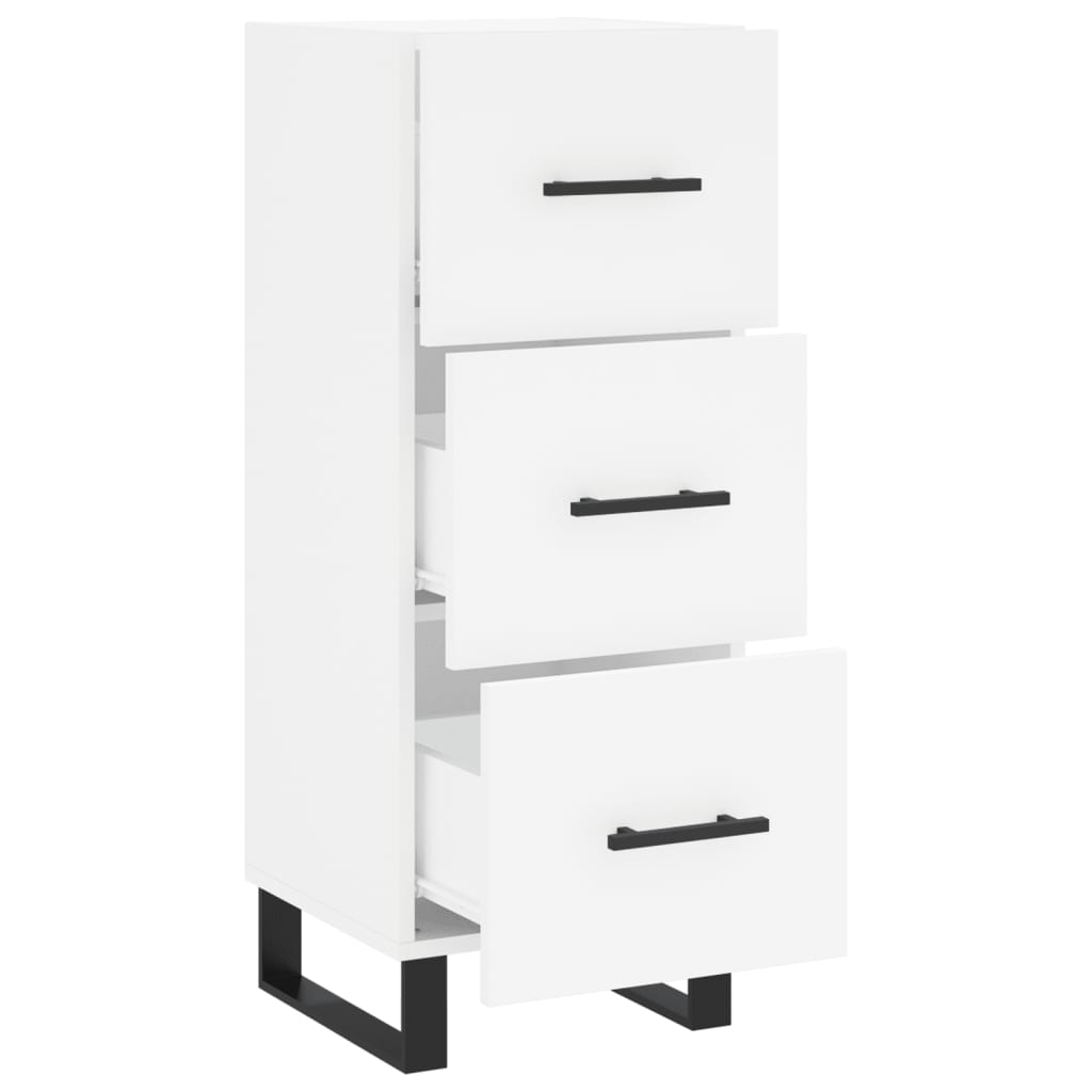 vidaXL Sideboard White 34.5x34x90 cm Engineered Wood