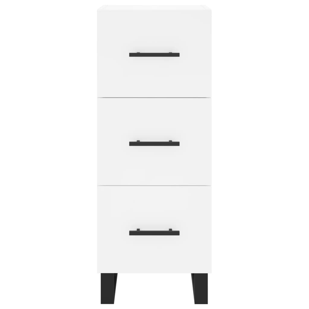 vidaXL Sideboard White 34.5x34x90 cm Engineered Wood