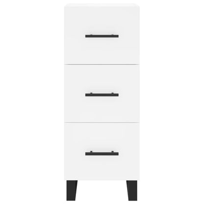 vidaXL Sideboard White 34.5x34x90 cm Engineered Wood