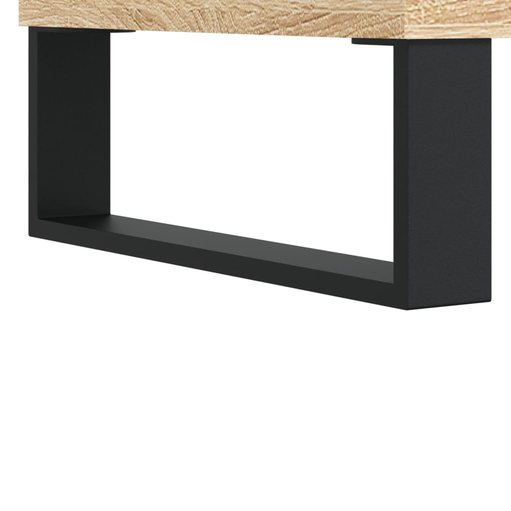 vidaXL Sideboard Sonoma Oak 34.5x34x90 cm Engineered Wood