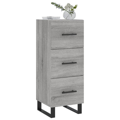 vidaXL Sideboard Grey Sonoma 34.5x34x90 cm Engineered Wood
