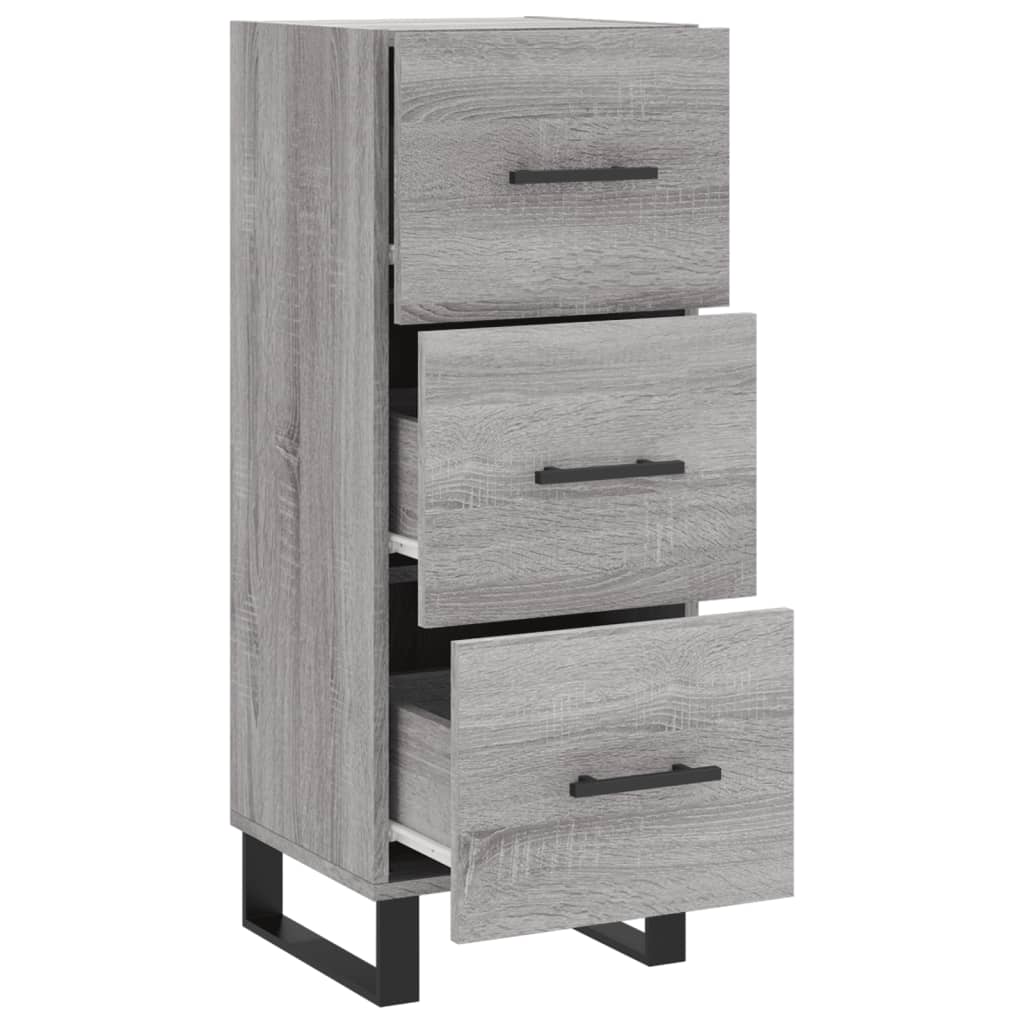 vidaXL Sideboard Grey Sonoma 34,5x34x90 cm Engineered Wood