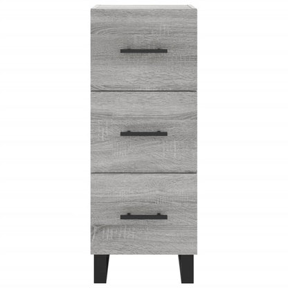 vidaXL Sideboard Grey Sonoma 34.5x34x90 cm Engineered Wood