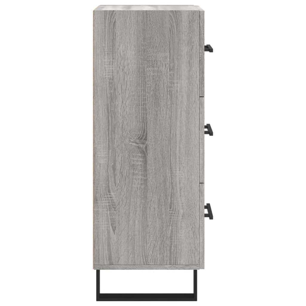 vidaXL Sideboard Grey Sonoma 34.5x34x90 cm Engineered Wood