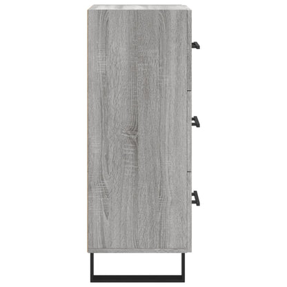 vidaXL Sideboard Grey Sonoma 34,5x34x90 cm Engineered Wood
