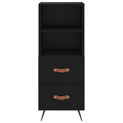 vidaXL Sideboard Black 34.5x34x90 cm Engineered Wood