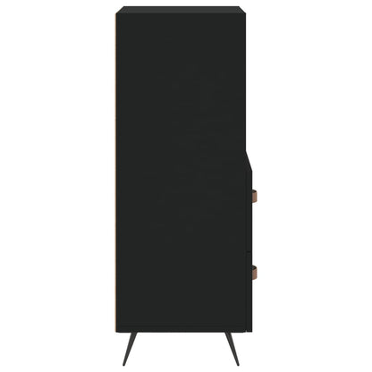 vidaXL Sideboard Black 34.5x34x90 cm Engineered Wood