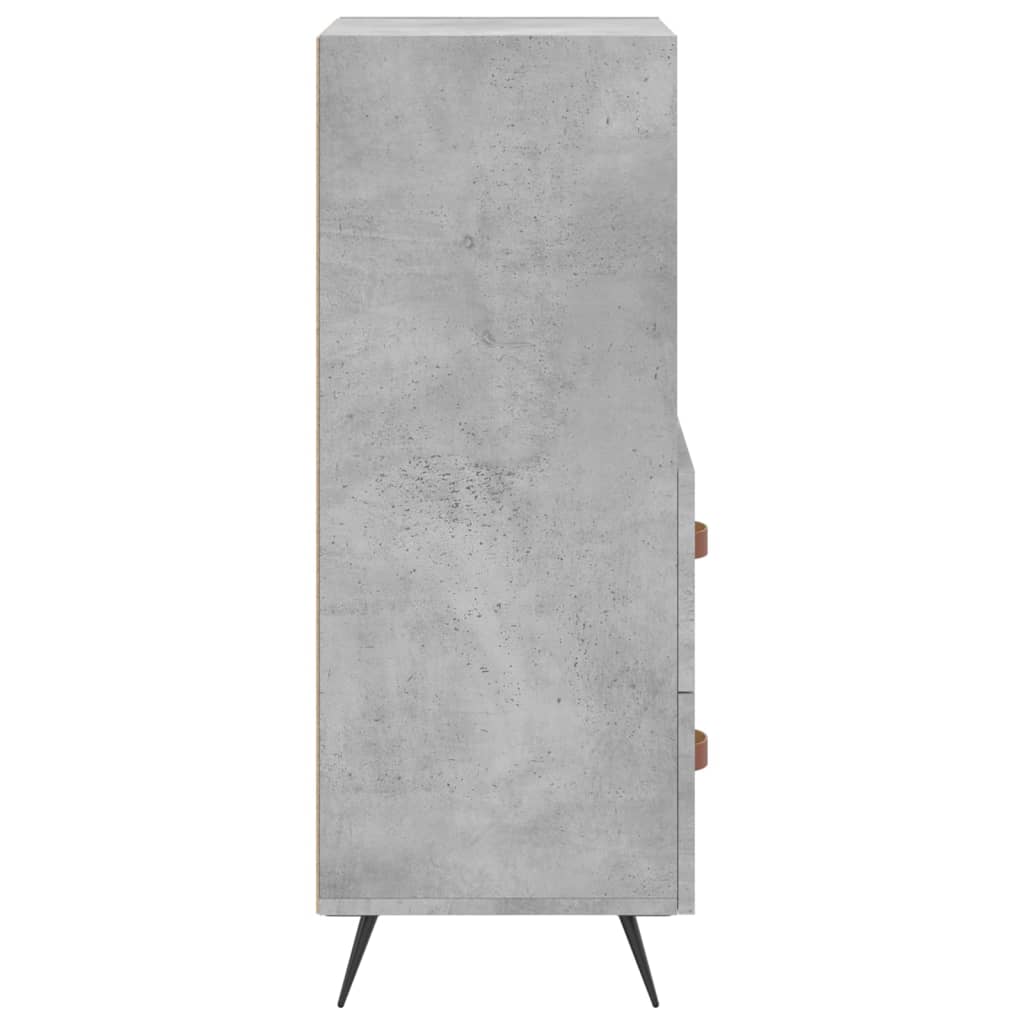 vidaXL Sideboard Concrete Grey 34.5x34x90 cm Engineered Wood