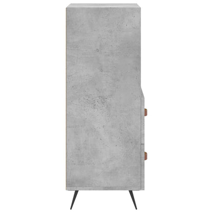 vidaXL Sideboard Concrete Grey 34.5x34x90 cm Engineered Wood
