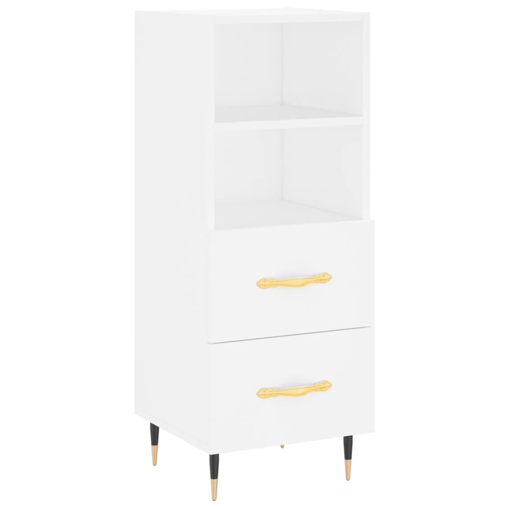 vidaXL Sideboard White 34.5x34x90 cm Engineered Wood