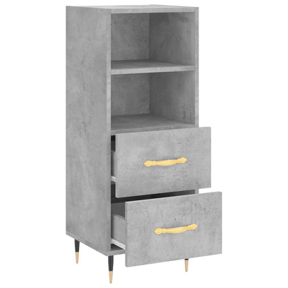 vidaXL Sideboard Concrete Grey 34.5x34x90 cm Engineered Wood