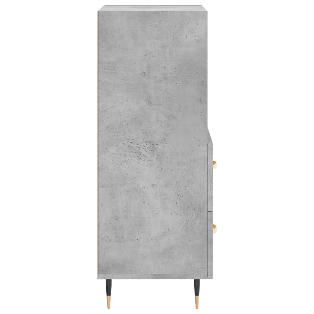 vidaXL Sideboard Concrete Grey 34.5x34x90 cm Engineered Wood