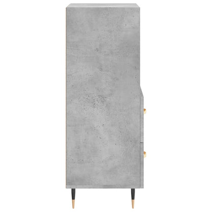 vidaXL Sideboard Concrete Grey 34.5x34x90 cm Engineered Wood
