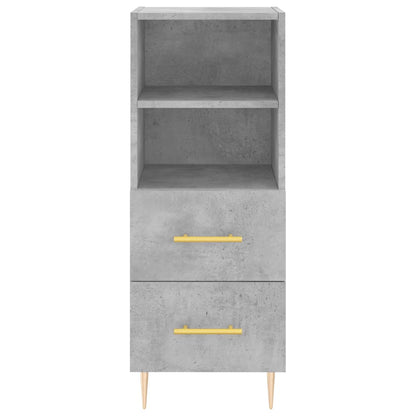 vidaXL Sideboard Concrete Grey 34.5x34x90 cm Engineered Wood