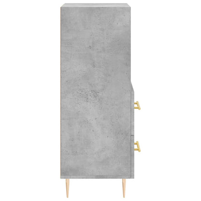 vidaXL Sideboard Concrete Grey 34.5x34x90 cm Engineered Wood