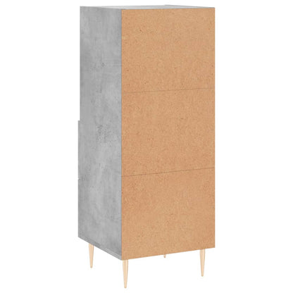 vidaXL Sideboard Concrete Grey 34.5x34x90 cm Engineered Wood
