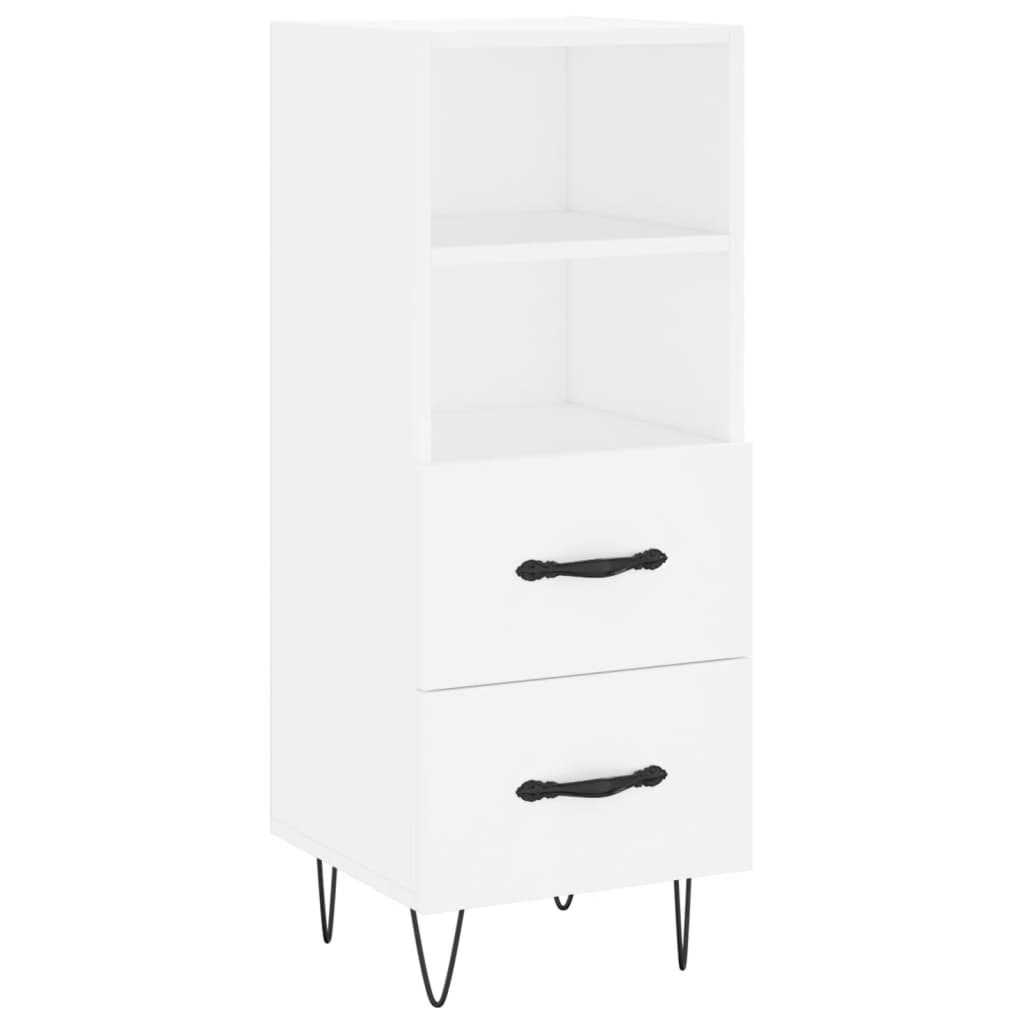 vidaXL Sideboard White 34.5x34x90 cm Engineered Wood
