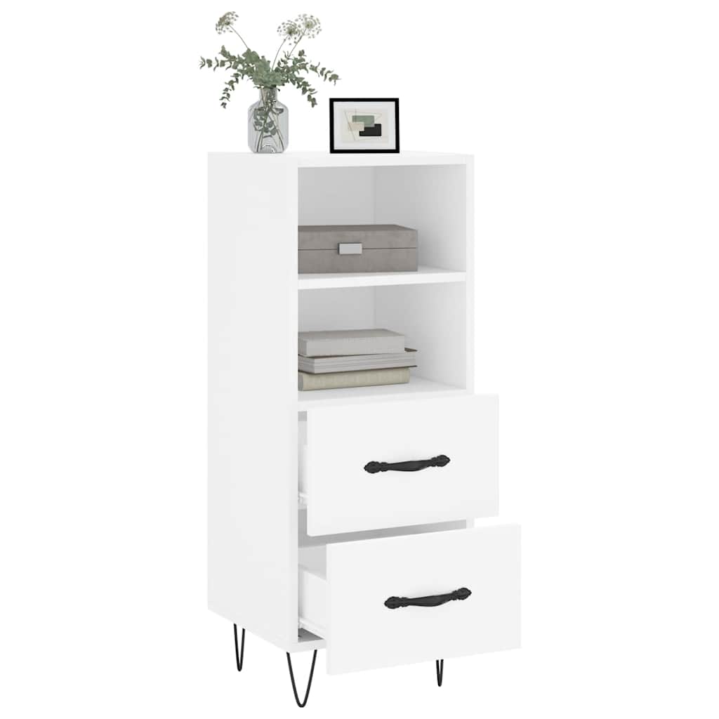 vidaXL Sideboard White 34.5x34x90 cm Engineered Wood