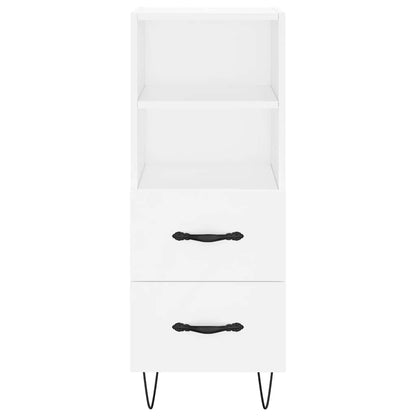 vidaXL Sideboard White 34.5x34x90 cm Engineered Wood