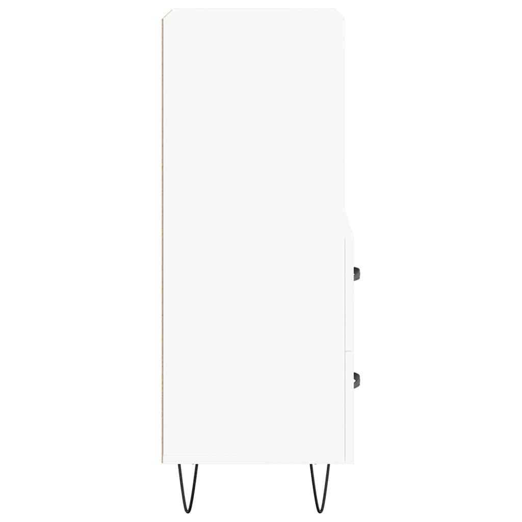 vidaXL Sideboard White 34.5x34x90 cm Engineered Wood