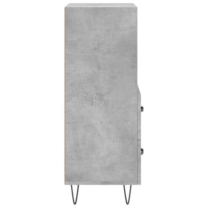 vidaXL Sideboard Concrete Grey 34.5x34x90 cm Engineered Wood