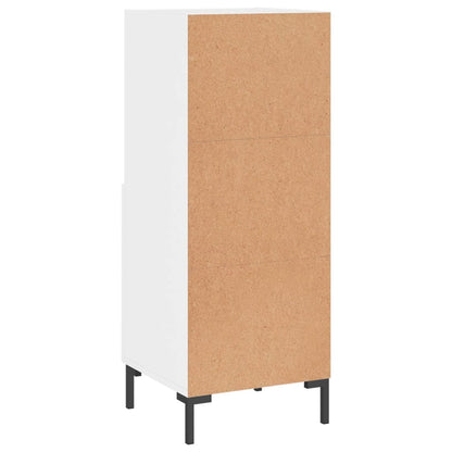 vidaXL Sideboard High Gloss White 34,5x34x90 cm Engineered Wood