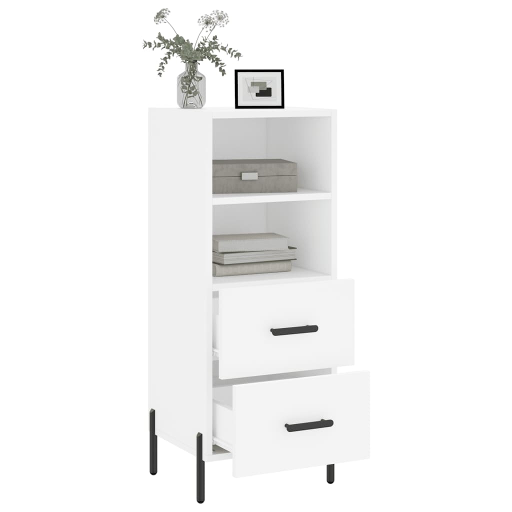 vidaXL Sideboard White 34.5x34x90 cm Engineered Wood