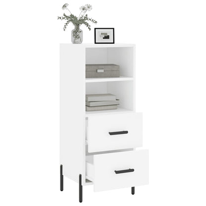 vidaXL Sideboard White 34.5x34x90 cm Engineered Wood