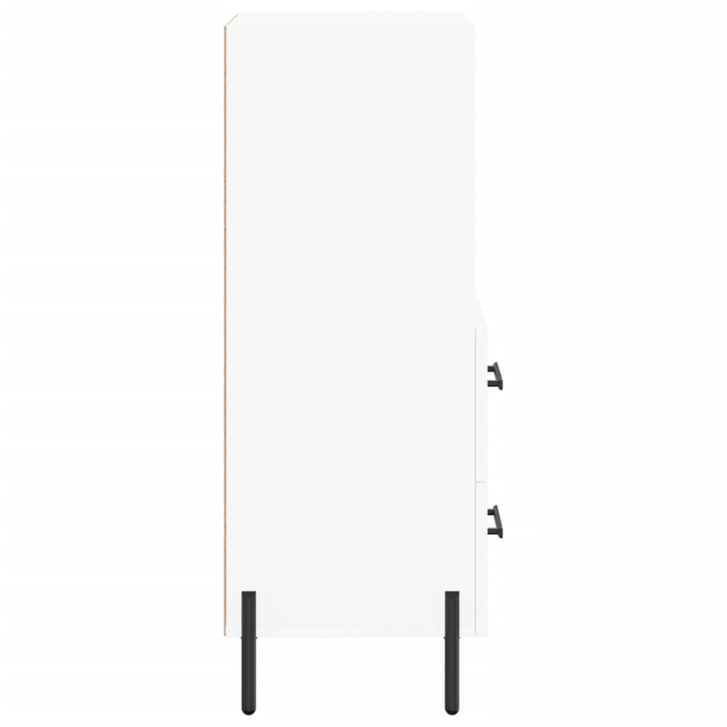 vidaXL Sideboard White 34.5x34x90 cm Engineered Wood