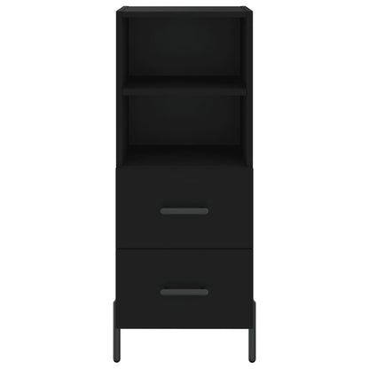 vidaXL Sideboard Black 34.5x34x90 cm Engineered Wood
