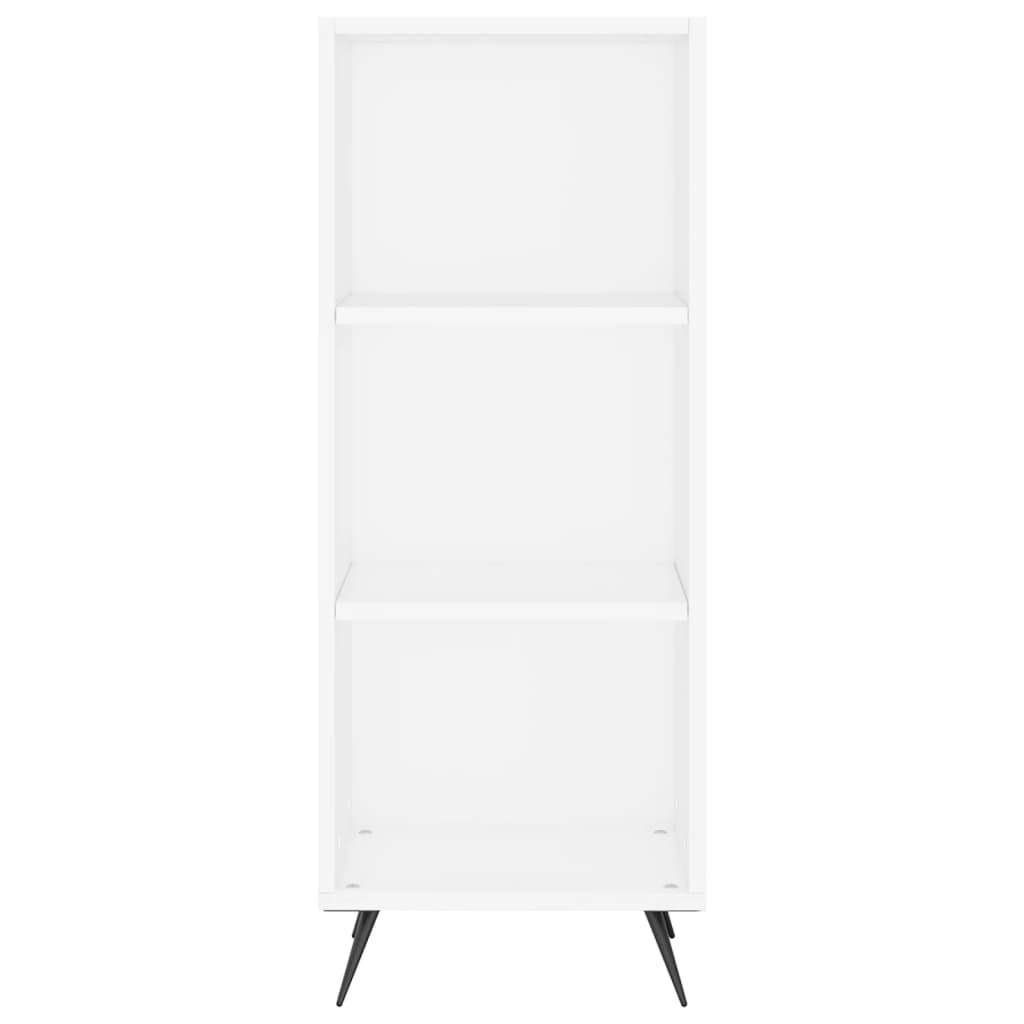 vidaxL Shelf Cabinet White 34.5x32.5x90 cm Engineered Wood