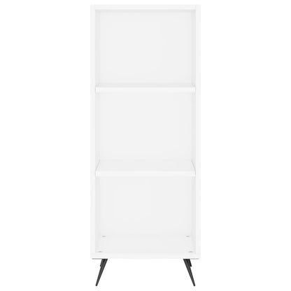 vidaxL Shelf Cabinet White 34.5x32.5x90 cm Engineered Wood