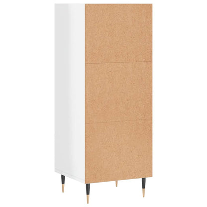 vidaXL Sideboard High Gloss White 34.5x32.5x90 cm Engineered Wood