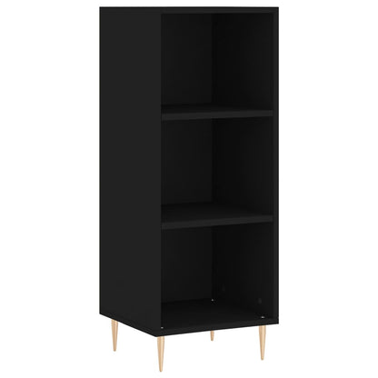 vidaXL Sideboard Black 34.5x32.5x90 cm Engineered Wood