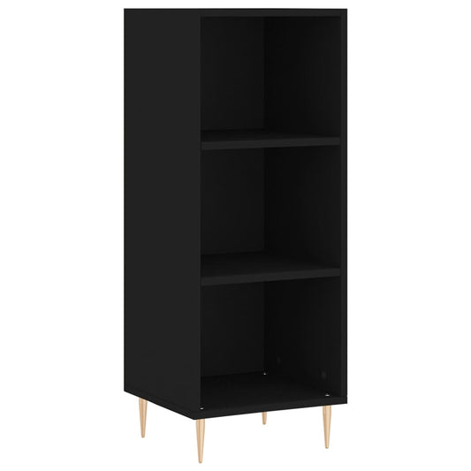 vidaXL Sideboard Black 34.5x32.5x90 cm Engineered Wood