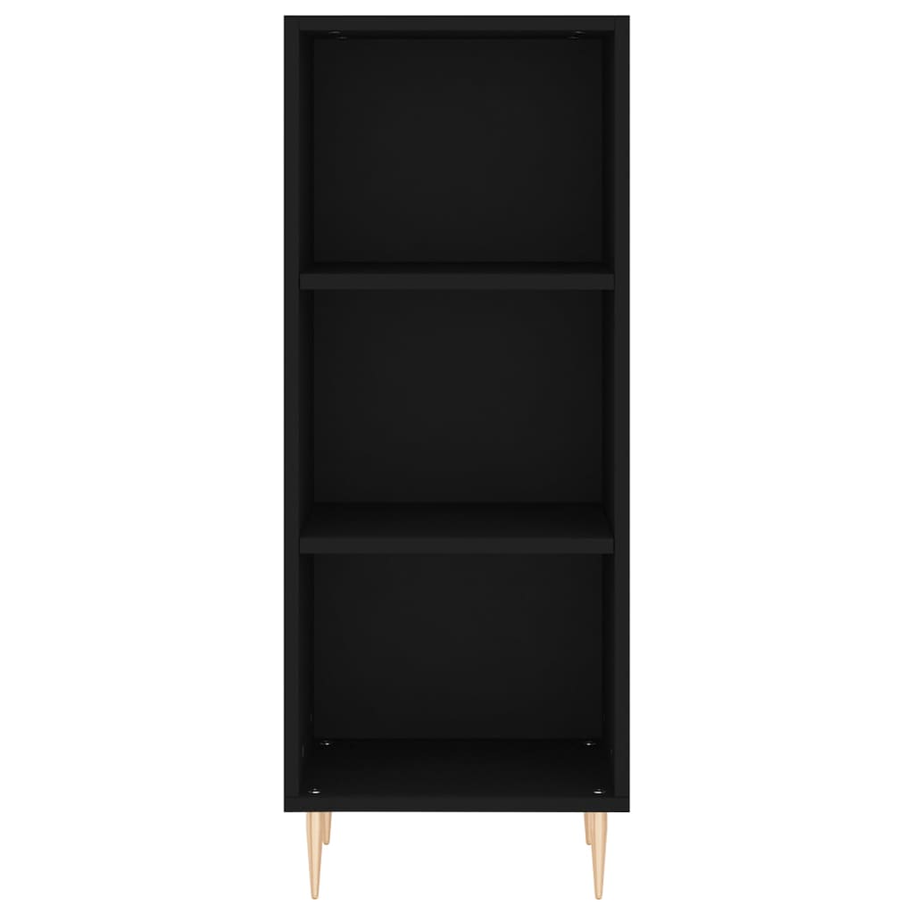 vidaXL Sideboard Black 34.5x32.5x90 cm Engineered Wood