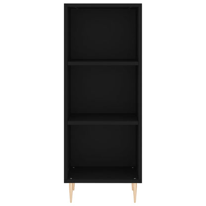 vidaXL Sideboard Black 34.5x32.5x90 cm Engineered Wood