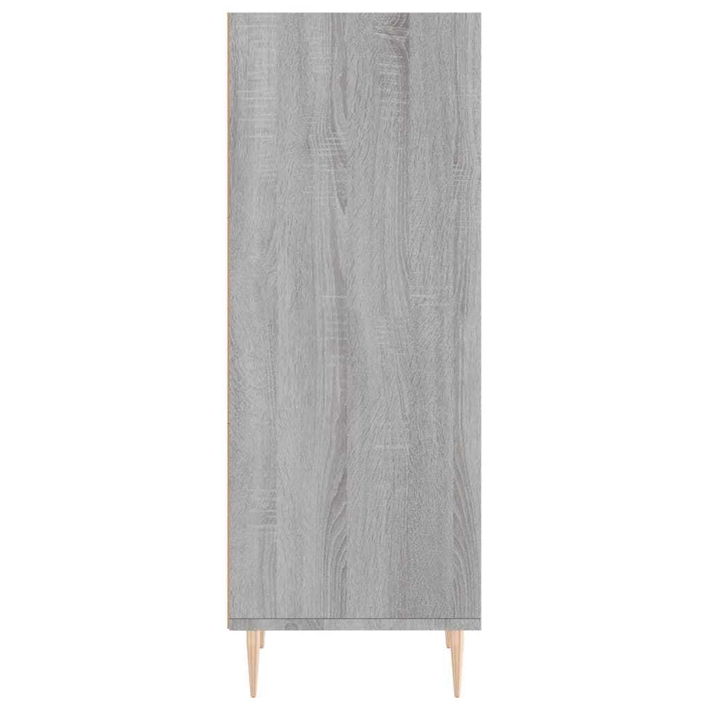 vidaXL Sideboard Grey Sonoma 34.5x32.5x90 cm Engineered Wood