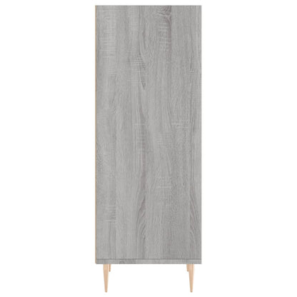 vidaXL Sideboard Grey Sonoma 34.5x32.5x90 cm Engineered Wood
