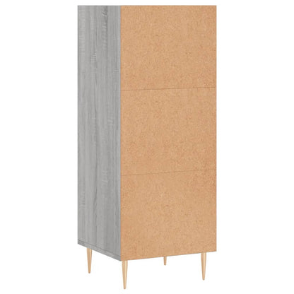 vidaXL Sideboard Grey Sonoma 34.5x32.5x90 cm Engineered Wood