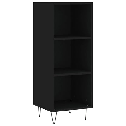 vidaXL Sideboard Black 34.5x32.5x90 cm Engineered Wood