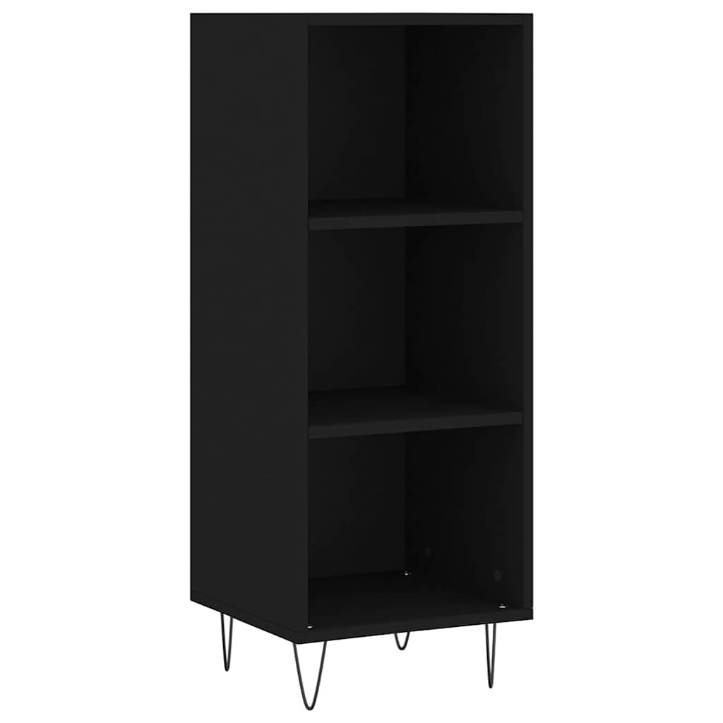 vidaXL Sideboard Black 34.5x32.5x90 cm Engineered Wood