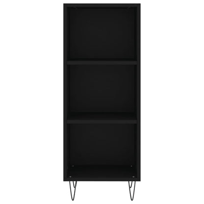 vidaXL Sideboard Black 34.5x32.5x90 cm Engineered Wood