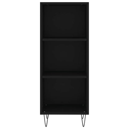 vidaXL Sideboard Black 34.5x32.5x90 cm Engineered Wood