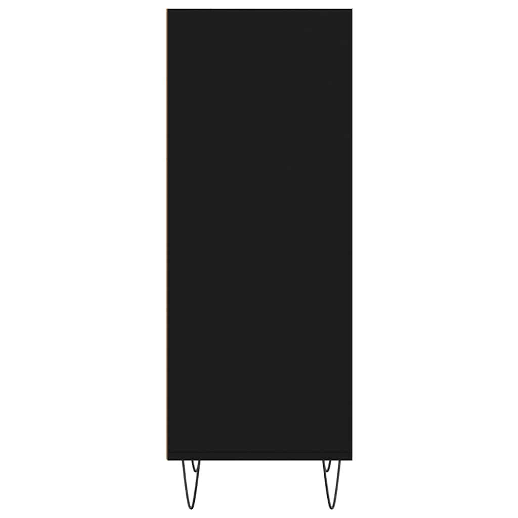 vidaXL Sideboard Black 34.5x32.5x90 cm Engineered Wood